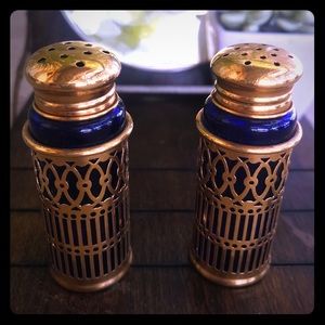 Boho chic salt and pepper shakers